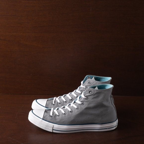 Converse All Star High Top Sneakers Mens Size 11.5/Womens Size 13.5 Grey/Blue